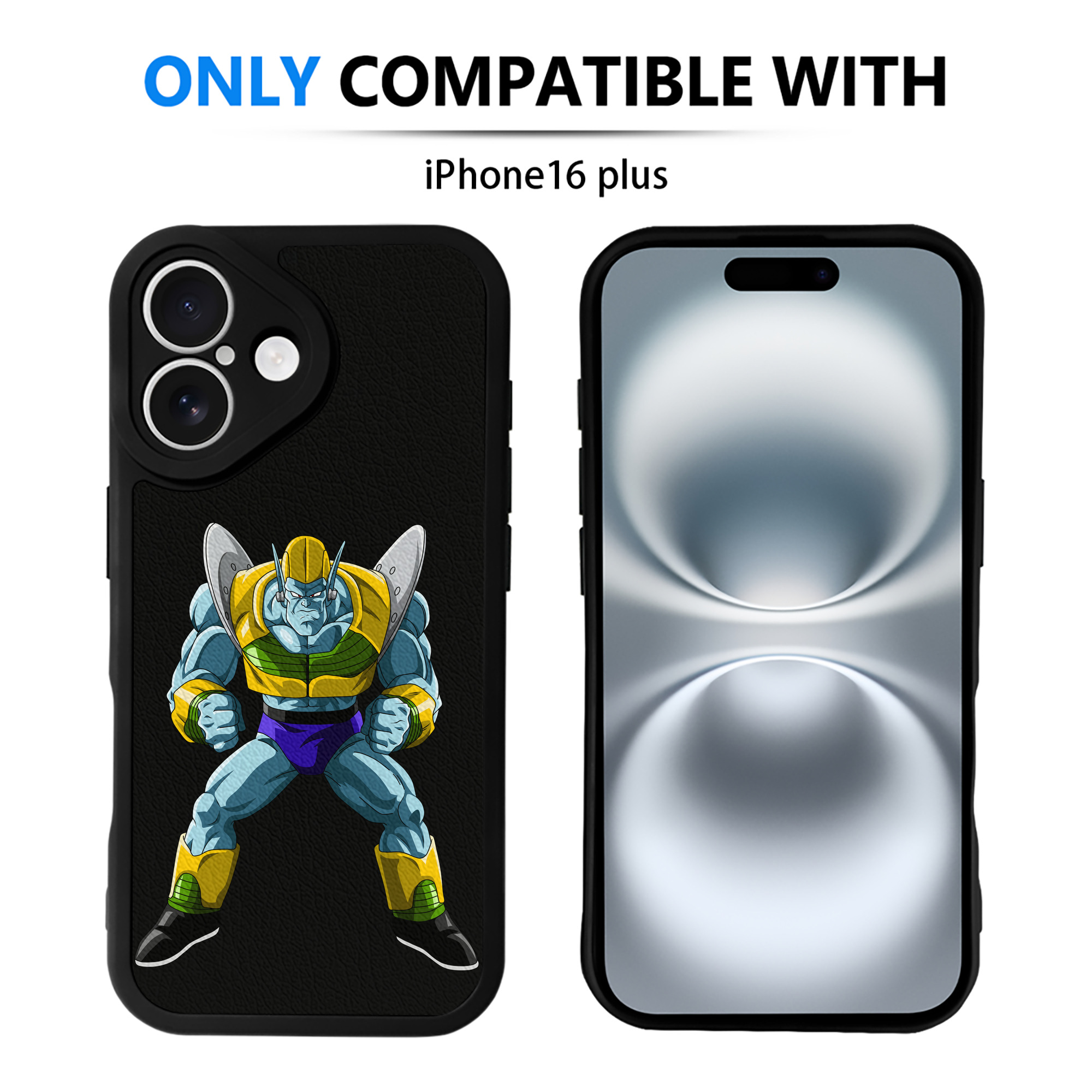 （画像用） ドラゴンボール DRAGON BALL 【iPhone 16シリーズ対応】シリコンスマホケース（レザー調） 材質：シリコン